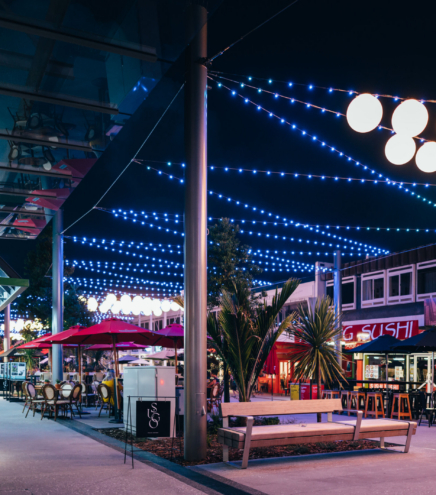 tauranga city waterfront street lighting